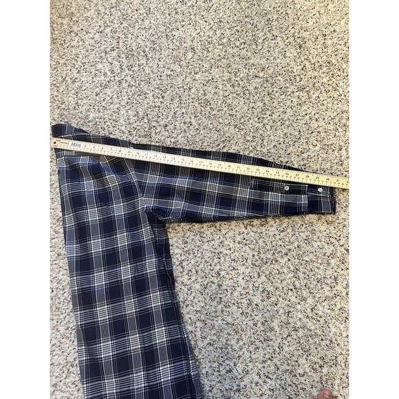 Ralph Lauren Men's Purple Button Up Shirt Cotton Sz S Blue Plaid Italy - Picture 7 of 10